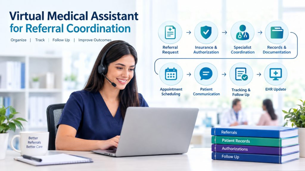 Virtual Medical Assistant for Referral Coordination